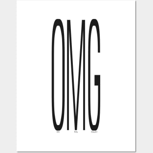 Texting: OMG (Oh My Gosh!) Posters and Art